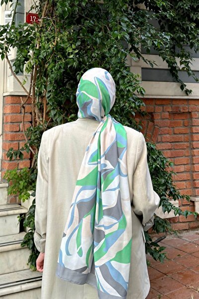 İpekhan Şal subţire din bumbac cu model Lilyum