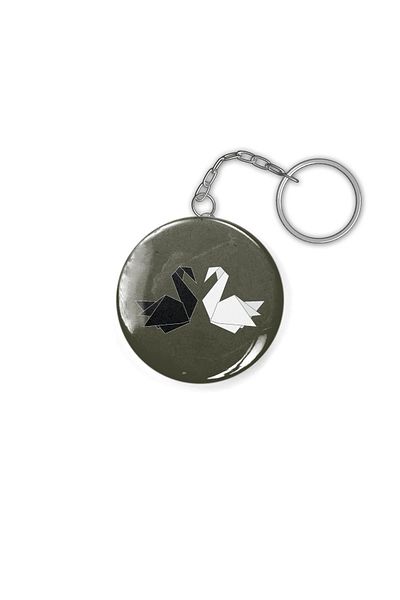 Fizello Swan Origami Keychain