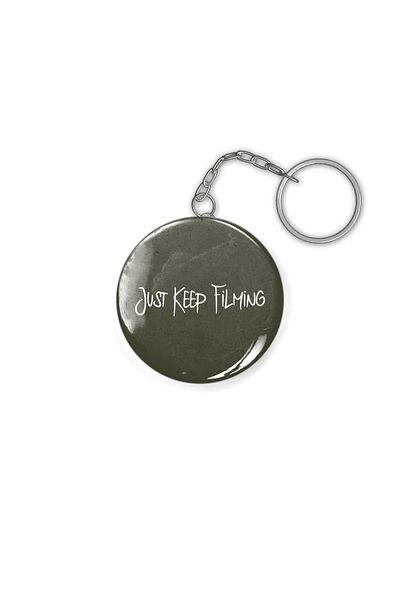 Fizello Just Keep Filming Filmmaker Production Keychain