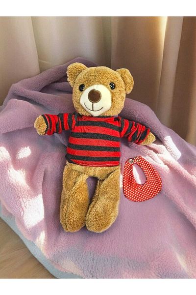 Mellito Toyzz Teddy Bear - Dressed Plush Toy, Teddy Bear Sleeping Companion