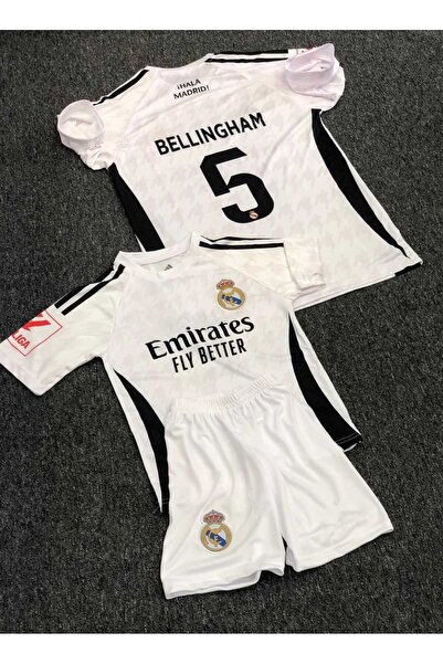 BYSPORTAKUS 2024/25 Yeni Sezon Jude Bellingham Iç Saha Çocuk Forması 4'lü Set
