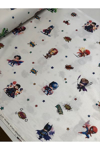 Sefaoğlu tekstil Poplin Fabric Single Sheet and Pillowcase - Digital Print
