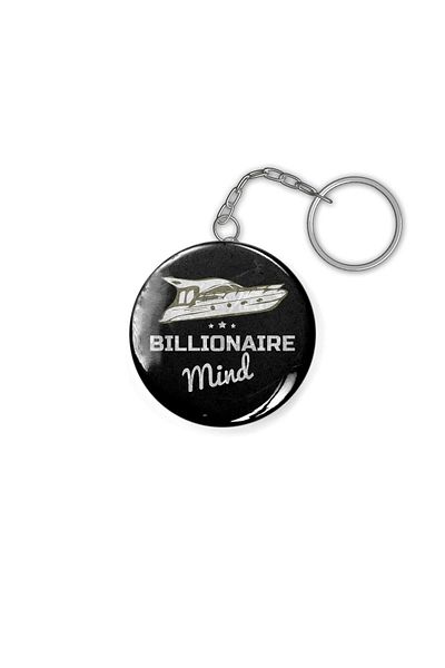 Fizello Billionaire Mind T-shirt Keychain