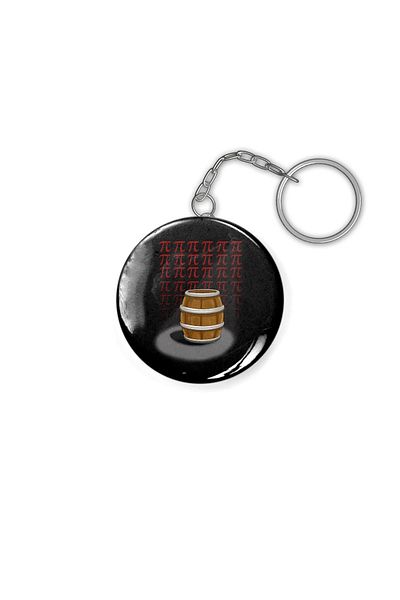 Fizello Pi Pi Pi (pi Day) Keychain