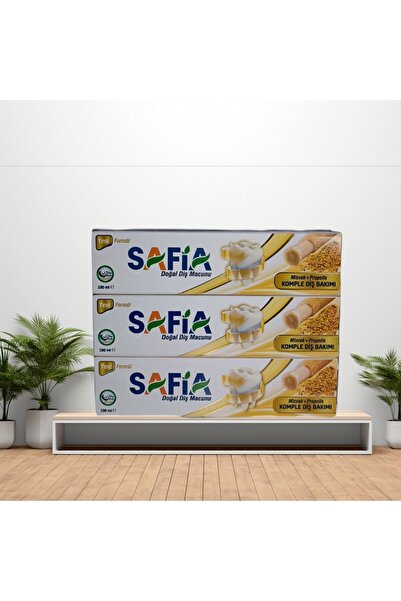 Safia Diş Macunu Misvaközü Propolis Komple Diş Bakımı 100 ml(3 ADET)