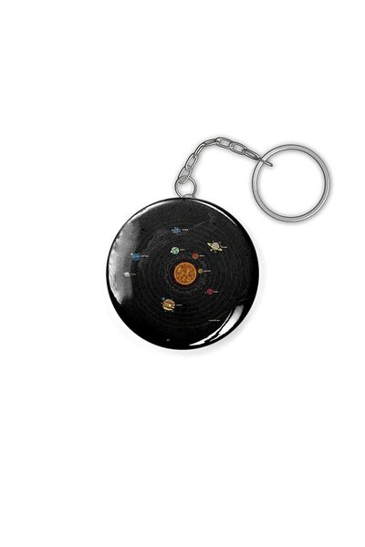 Fizello Astronomy Solar System, Galaxy, Universe Keychain