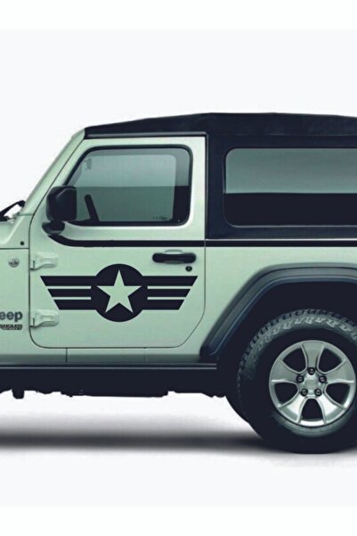 Teknik Reklam ملصق سيارة Army Star Off Road (قطعتين)