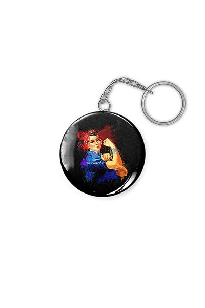 Fizello We Can Do It Keychain