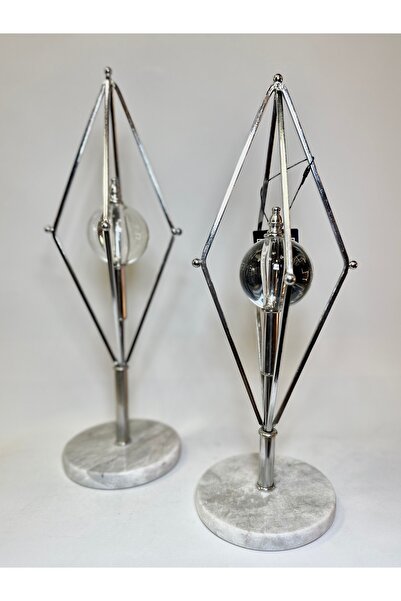 MİMSEGÜN DEKOR 2'Lİ PRİZMA METAL AKSESUAR DEKOR