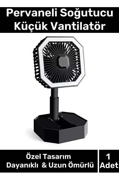 Nightwatchers Deluxe Katlanabilir 2 Modlu Usb Şarjlı Sessiz Mini Fan Yelpazel...