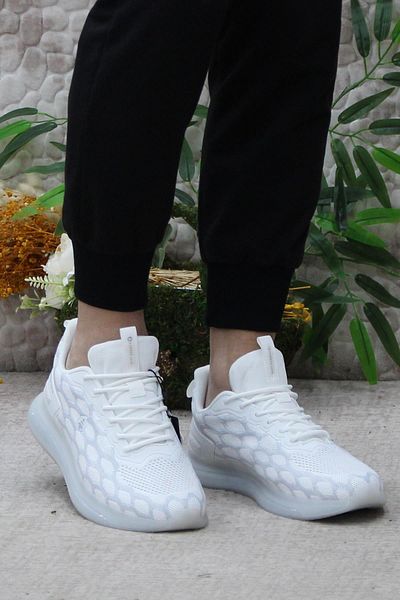Hammer Jack 24130 White Men's Sports Shoes - Comfortable Air Sole Original Product