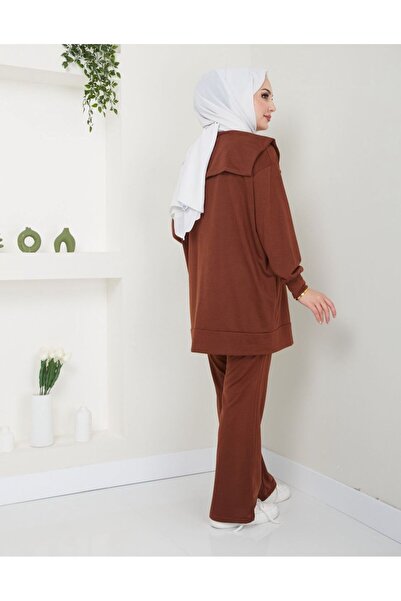 EC MODA Παντελόνι με φερμουάρ - Γυναικείο Σετ Hijab