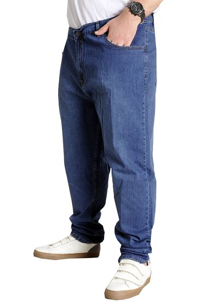 ModeXL Ανδρικό παντελόνι Toronto Blue - Mode XL, Plus Size, Jeans Classic 22936 Μπλε