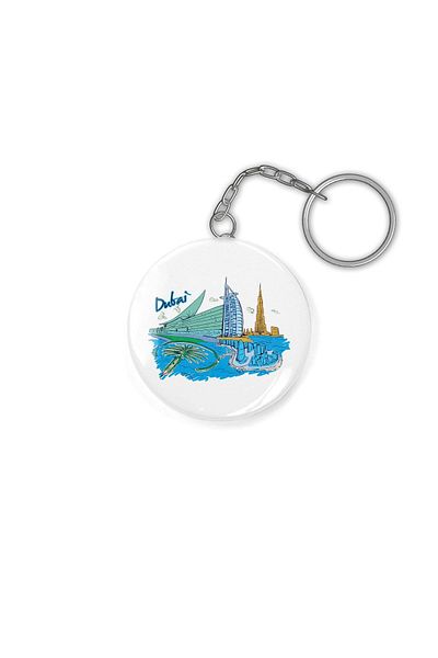 Fizello Dubai City Keychain