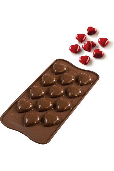 adarya Silikonlu Kalp Figürlü Çikolata Kalıbı