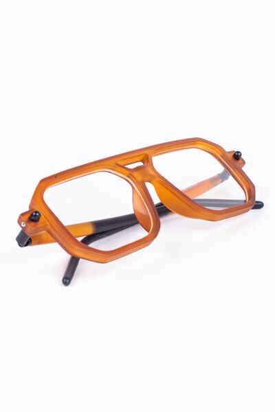 By Donetto Kiremit Geometrik Unisex Mavi Işık Korumalı Bilgisayar Ekran Gözlüğü