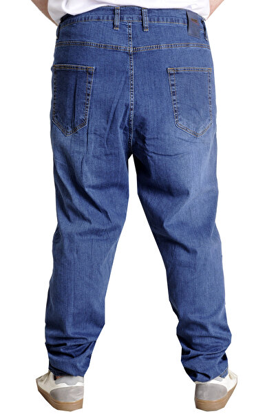 ModeXL Ανδρικό παντελόνι Toronto Blue - Mode XL, Plus Size, Jeans Classic 22936 Μπλε