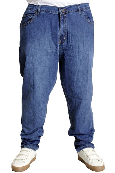 ModeXL Ανδρικό παντελόνι Toronto Blue - Mode XL, Plus Size, Jeans Classic 22936 Μπλε