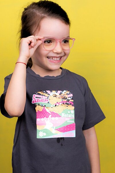 By Donetto Yeni-unisex 3-6 Yaş Pembe Çocuk Bilgisayar Ekran Gözlüğü