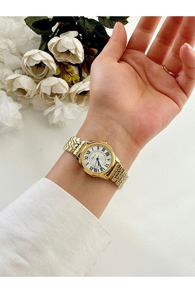 Forsining Ceshdun (GOLD) - Women's Roman Numeral Wristwatch with Jubilee Cord