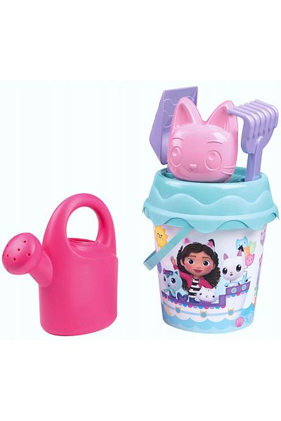 Spinmaster SMOBY 862176 Gabby - Medium Size Sandmobile and Bucket with Additional Bucket and Accessories