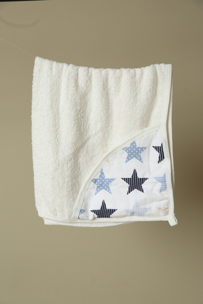 Lorasina Baby 100% Cotton Star Patterned Baby Towel
