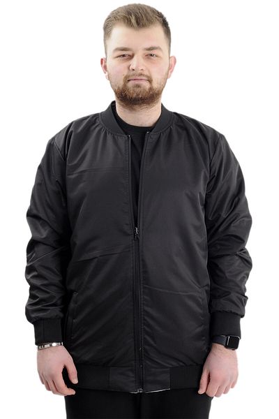 ModeXL Ανδρικό παλτό διπλής όψεως γκρι μεγάλου μεγέθους - Mode XL 23652