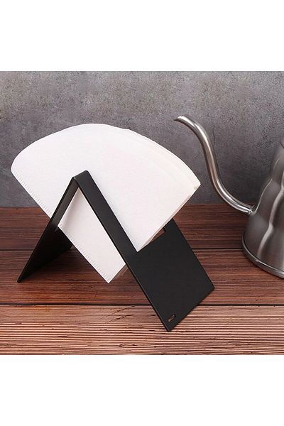 Make Metal Filtered Coffee Paper - Triangle Napkin Holder and Filter Holder Stand Apparatus
