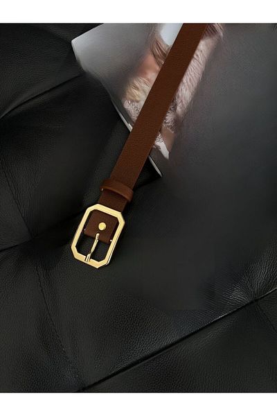 ZR Accessory Πουκάμισο, παντελόνι και ζώνη φορέματος σε σχήμα τετράγωνου με χρυσή πόρπη