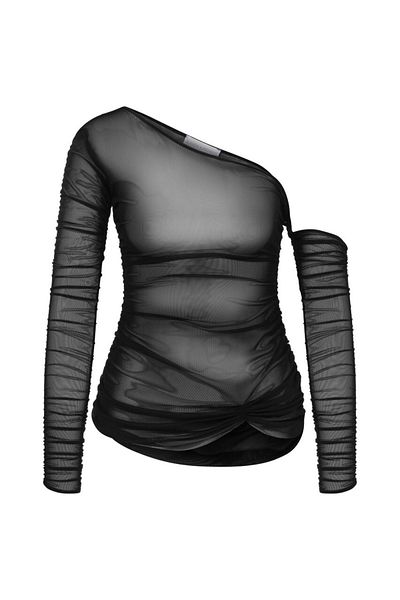 İlayda Karakuş Black Tulle Pareo