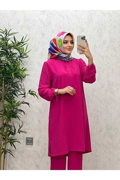 azzebutik Arzu 5610 K80 Fuchsia Set
