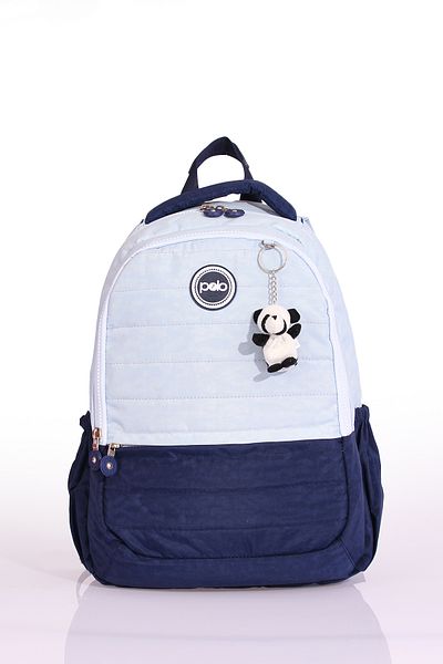 By Hakan My Polo 8780 - Primary School and School Bag, Three Compartments Ice Blue Water Bowl Compartment