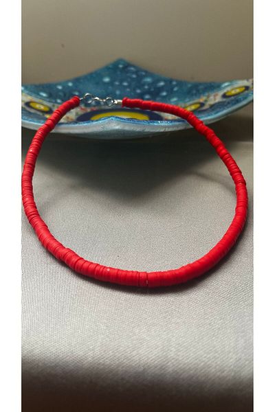Atelier By Serkan Color Red Fimo Necklace