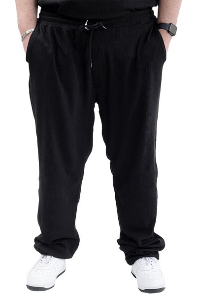 ModeXL Μαύρος Jogger με μεγάλο μέγεθος για άνδρες - Mode XL, Platinum Jacquard 24913