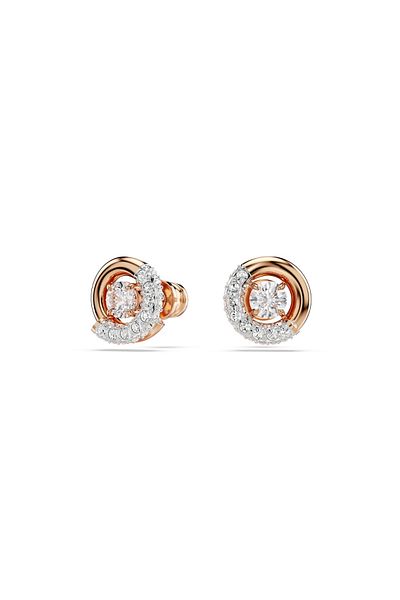 1'ASLAN Swarovski Dextera Roségoldfarbene Ohrstecker 5692258