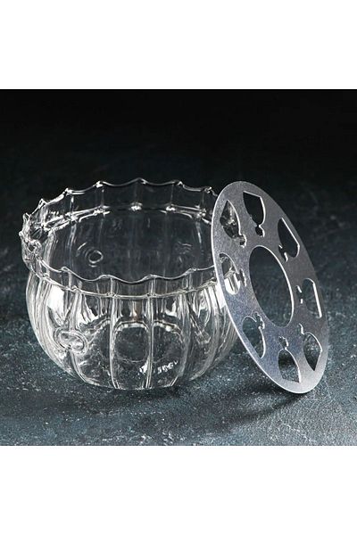 Karçiçeği Home Glass Teapot Heater - Candle Holder