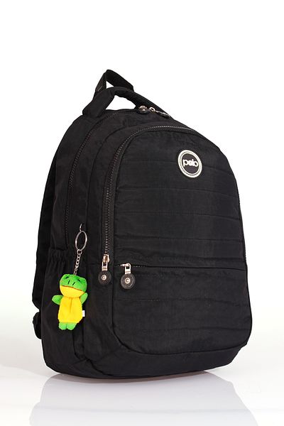 By Hakan My Polo 8780 - Black Primary School and School Bag, Three Compartments and Water Bottle Compartment