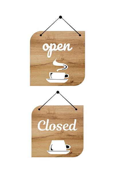 Aldebaran Reklam علامة تحويل باب المتجر من الخشب المزخرف باللون البني مع حروف...