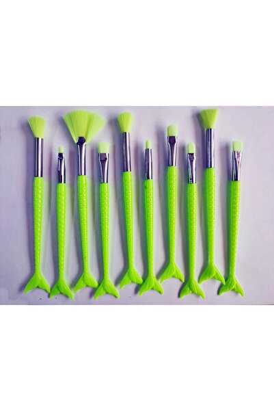 newnet Зелений колір Make-Up Макіяж очей - Контур і набір пензликів