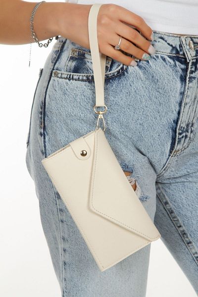 Av A Dos Women's Leather Phone Cash Coin Compartment Locked Wrist Strap Wallet