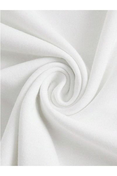 Touz Moda Mânecă raglan pentru măscăn răsfățat alb