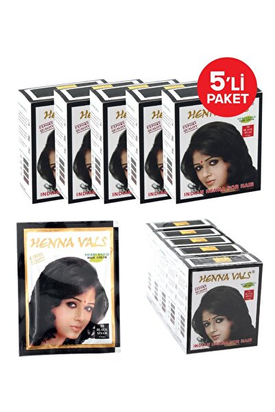 Henna SAÇ KINA SİYAH 5 Paket