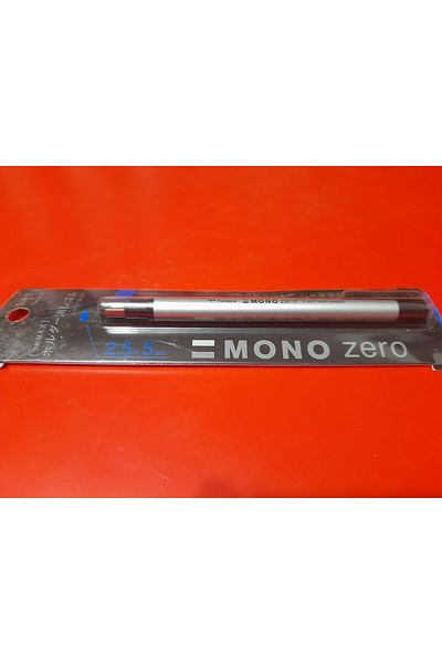 Tombow Gray Mono Zero Pencil - 2.5mm Rectangular Tip Eraser