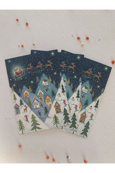 eylülün etiket fabrikası Yılbaşı - Yeni Yıl Temalı Kartpostal / Teşekkür / No...