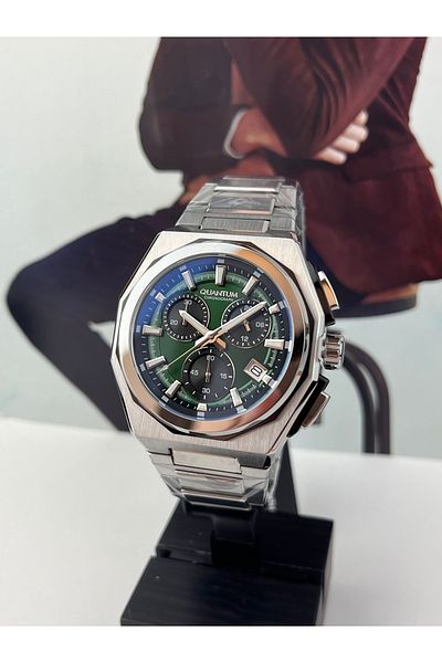 Quantum 47MM Men's Wristwatch - 10 ATM Waterproof