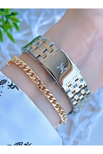 Daniel Klein 3 Atm Water Resistant Women's Wristwatch and Bracelet Set with Steel Cord - BDK.1335.04