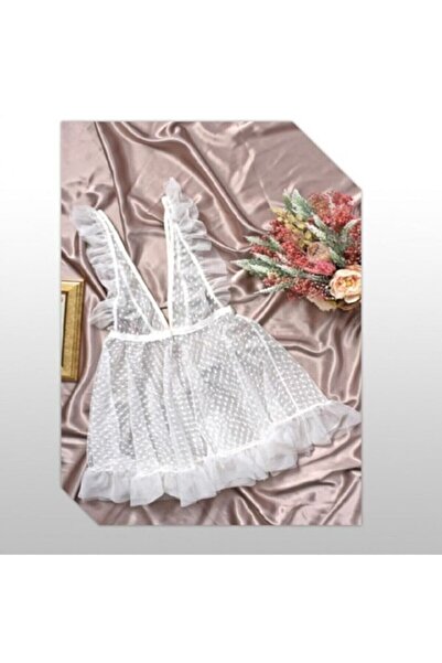 Genel Markalar Kadın Puantiyeli Gecelik