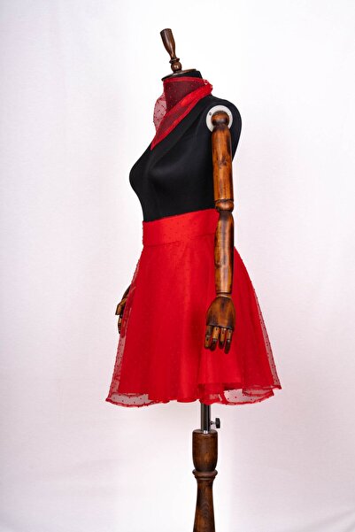 Sihirli Düğmeler Organze Etek