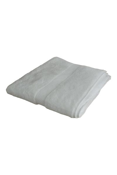 T.Concept Prosop de baie din bumbac alb de 150 cm - Exclusiv