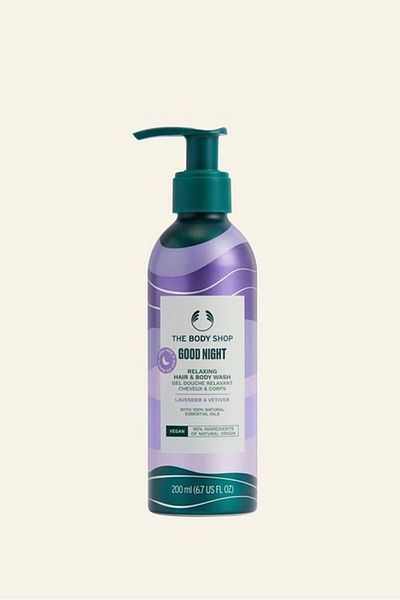 THE BODY SHOP Good Night - شامبو مريح للشعر والجسم 200 مل